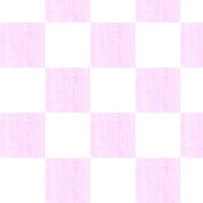 Watercolor Squares Blocks  in  Pink and White