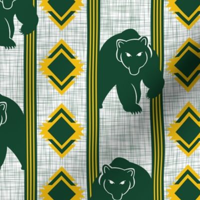 green and gold bears southwest style