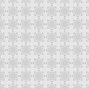 Geometric pattern, grey and white. Seamless floral pattern-274.