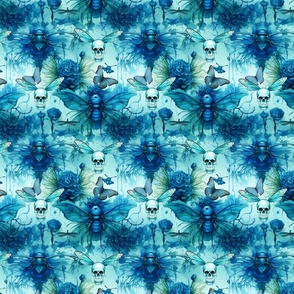 Watercolour dragonflies