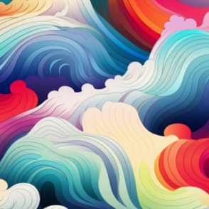 Rainbow Waves