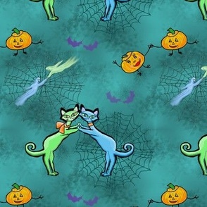 Halloween cat dance