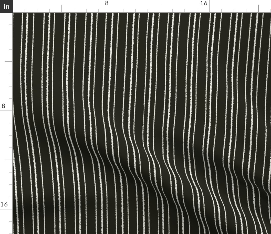 Vertical stripe medium scale, black and white stripes, ticking 