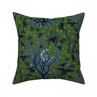 Midnight Woods-Whimsigothic-Green-L