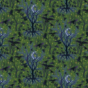 Midnight Woods-Whimsigothic-Green-M