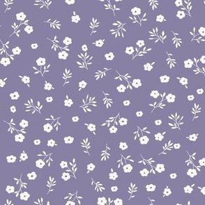 spring cottage floral // wisteria purple