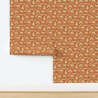 Lake Life Orange Motifs (Medium Scale)