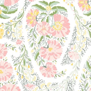 Madeline floral pink yellow