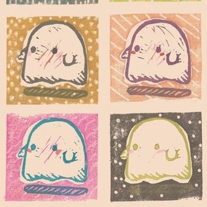 Cute Stamped Ghosts