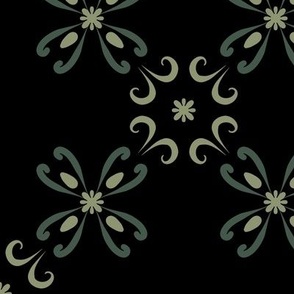 WhimsiGothic [Medium] Floral Spirit Tiles
