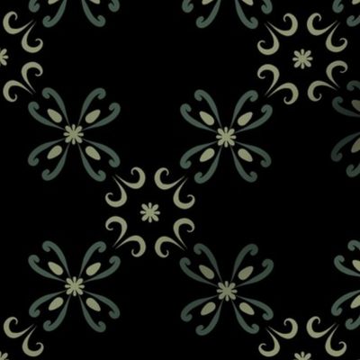 WhimsiGothic [small] Floral Spirit Tiles