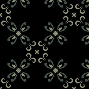 WhimsiGothic [small] Floral Spirit Tiles