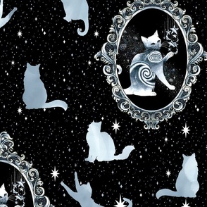 Star Cat Galaxy Goth