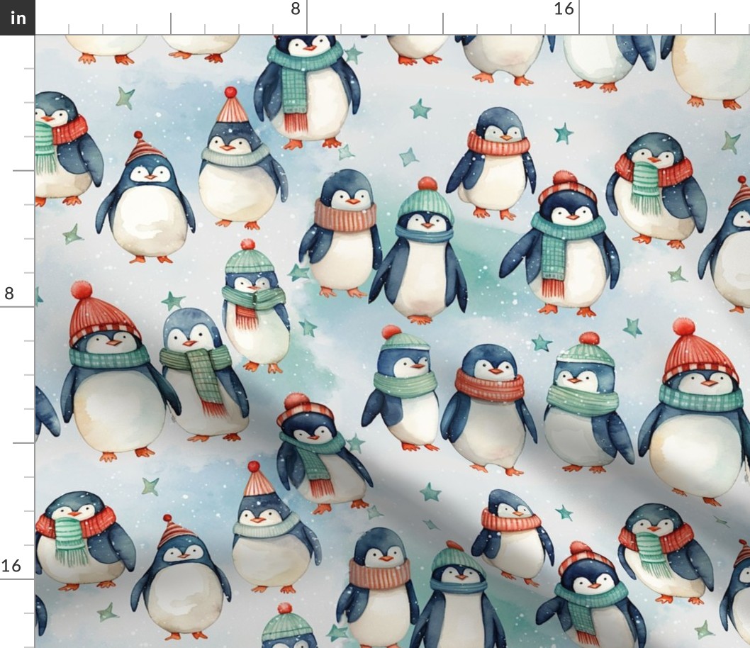 Penguin Stars On Icebergs