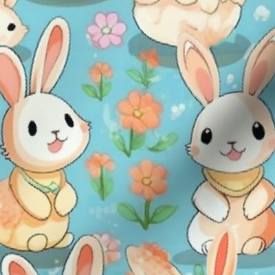 anime easter bunnies