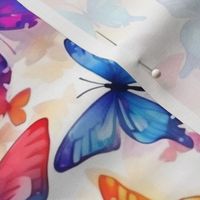 watercolor brilliant butterfly