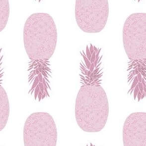 Pineapple pink background