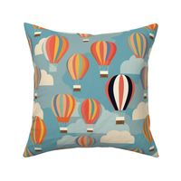 art deco geometric balloons 