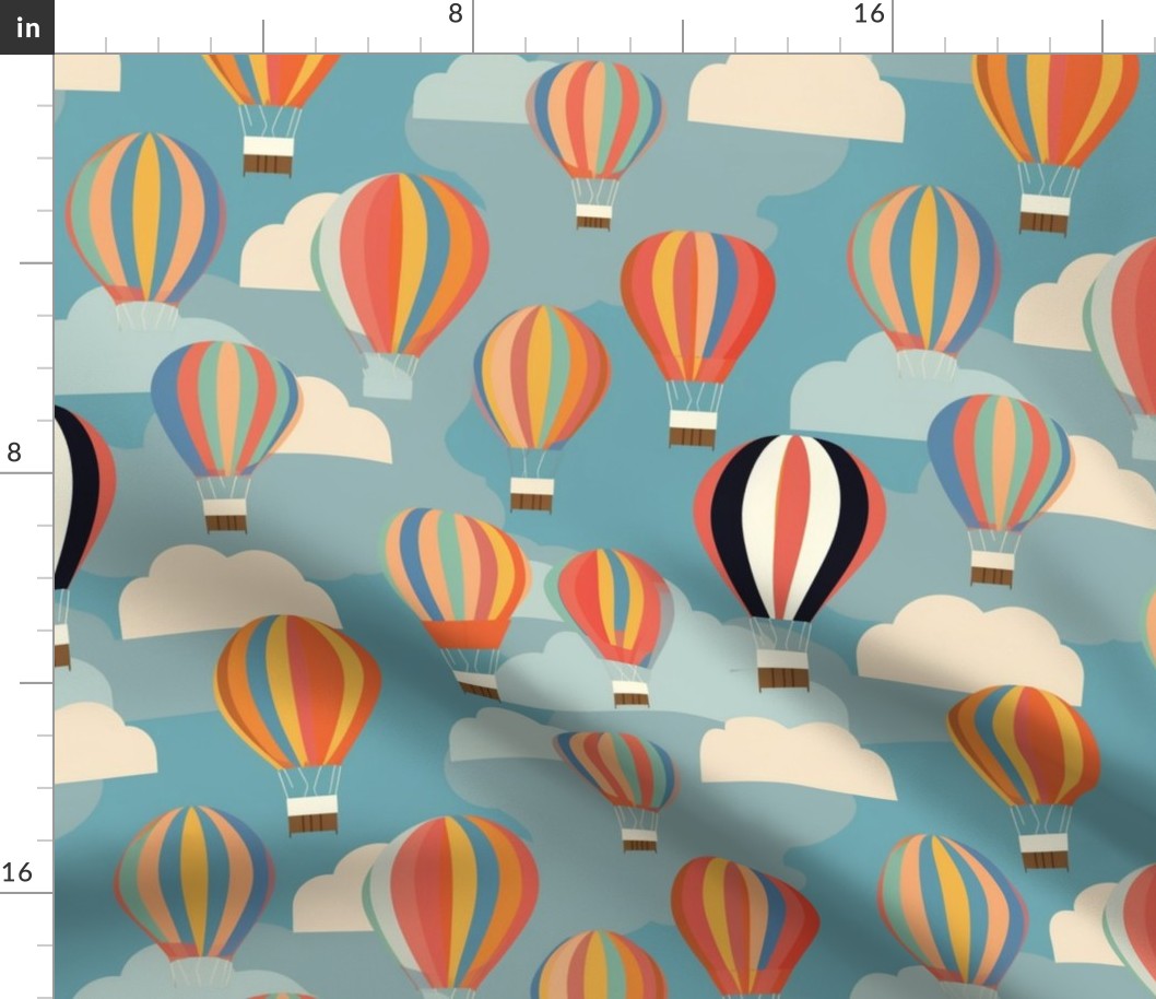 art deco geometric balloons 