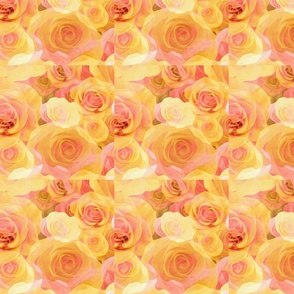 Yellow & Pink roses