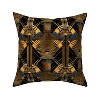 art deco geometric egyptian pharaoh