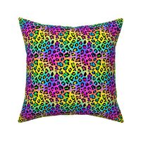 Colorful Cheetah rainbow colors leopard