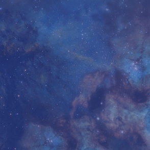 Stellar Nebula Blue
