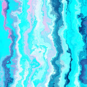 pink, blue and turquoise abstract