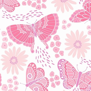 Evelyn's Butterfly Garden - Pink