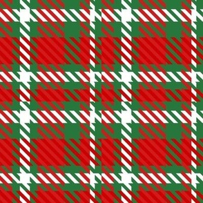 Plaid red green
