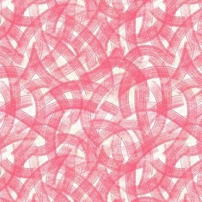 Streaky Lines Pattern in Petal Pink