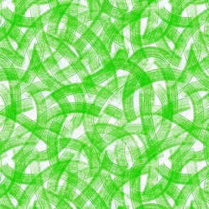 Streaky Lines Pattern in Bright Spring Green