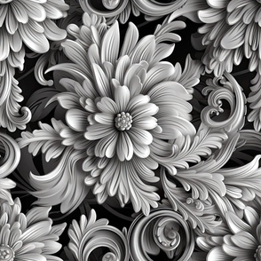 3D_Victorian_Monochrome_Glorious_Flower ATL_1334