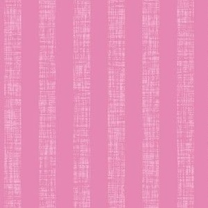 Linen Stripes - Bubblegum Pink - Texture