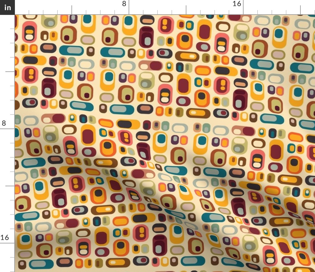 Retro 70s Fabric