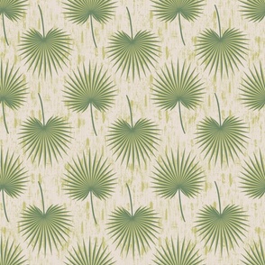 Palm Paradise - Seaweed green (MEDIUM)