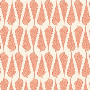 Seashell Whispers - Pastel Salmon (LARGE)