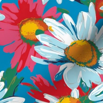 pop art daisies 