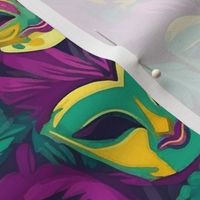 pop art mardi gras masks 