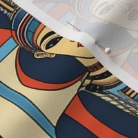 pop art nefertari pharaoh queen