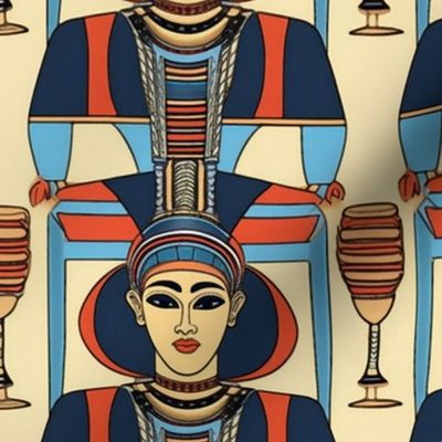 pop art nefertari pharaoh queen