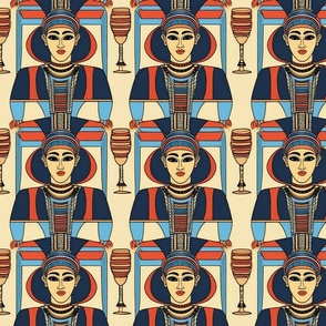 pop art nefertari pharaoh queen
