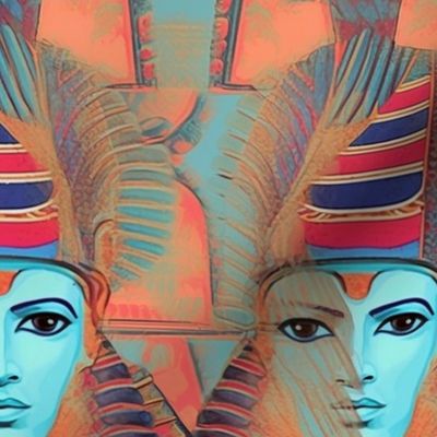 pop art pharaoh king tutankahten