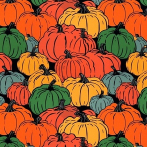 pop art pumpkins