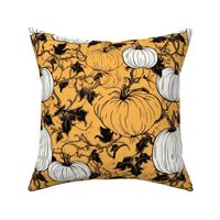 art nouveau pumpkins inspired by aubrey beardsley