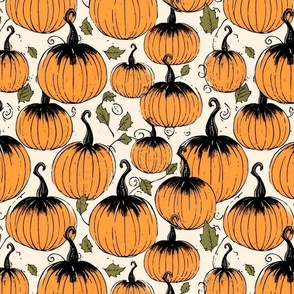 samhain pumpkins inspired by aubrey beardsley