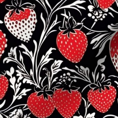 victorian strawberries inspired by aubrey beardsley
