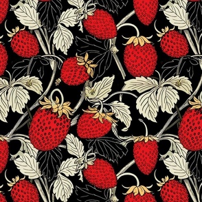 victorian strawberry inspired by aubrey beardsley