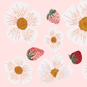 Strawberry Flowers, Strawberry Fields, Lisa Monias