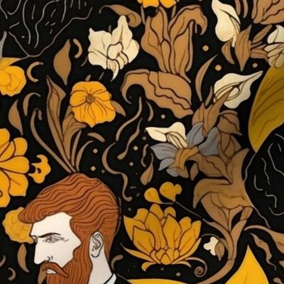 aubrey beardsley paints van gogh